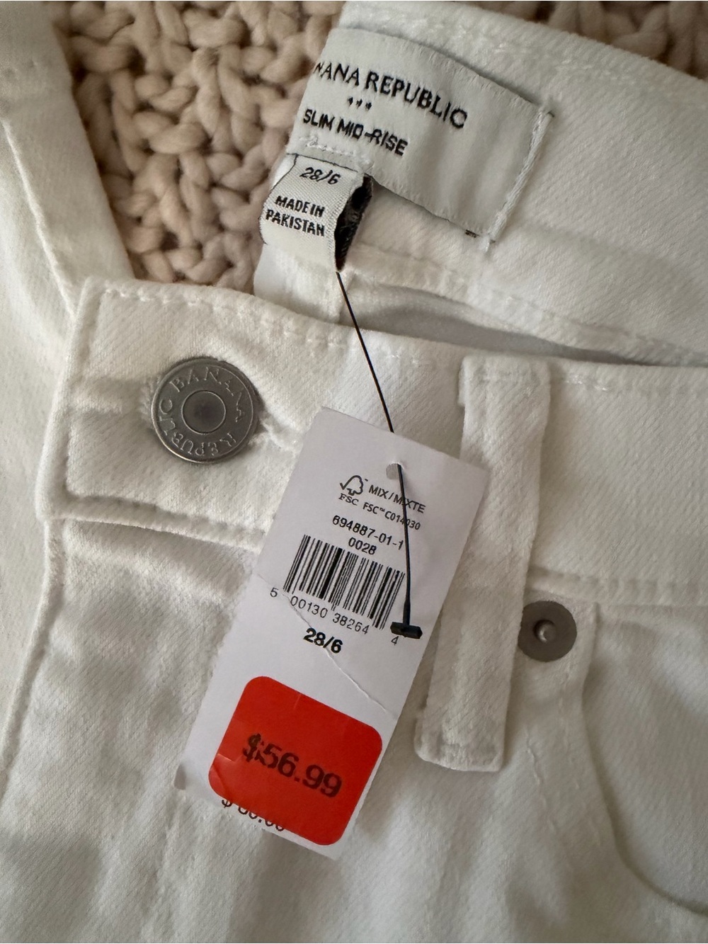 Banana Republic Slim Mid-Rise Jeans - Picture 3 of 5
